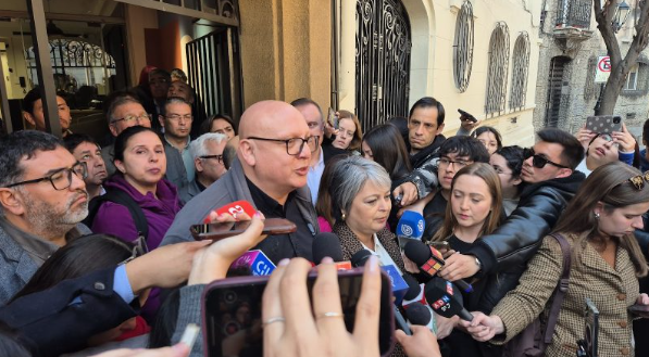 Jara con la Central Unitaria de Trabajadores
